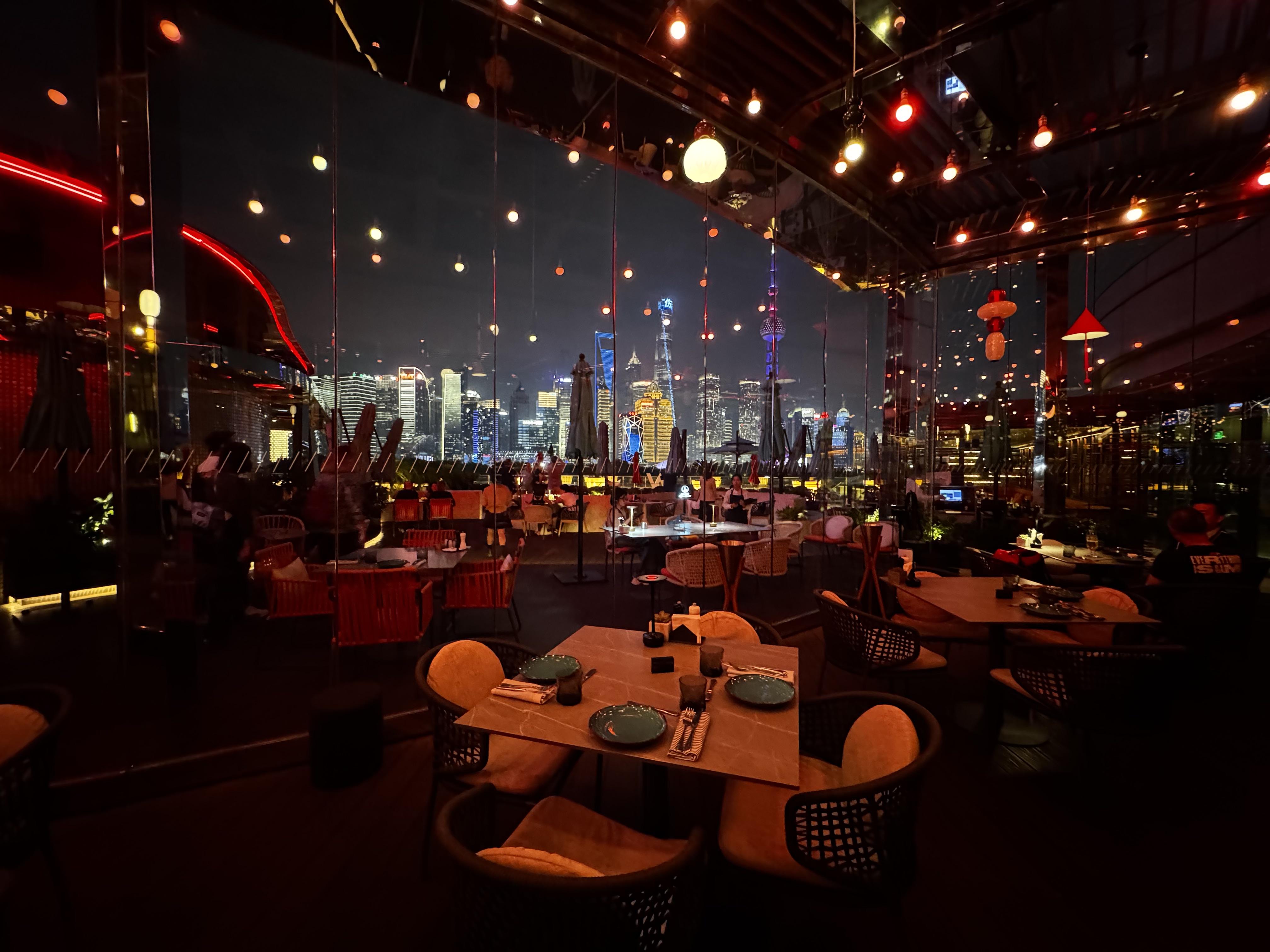 The Shanghai skyline is mesmerizing